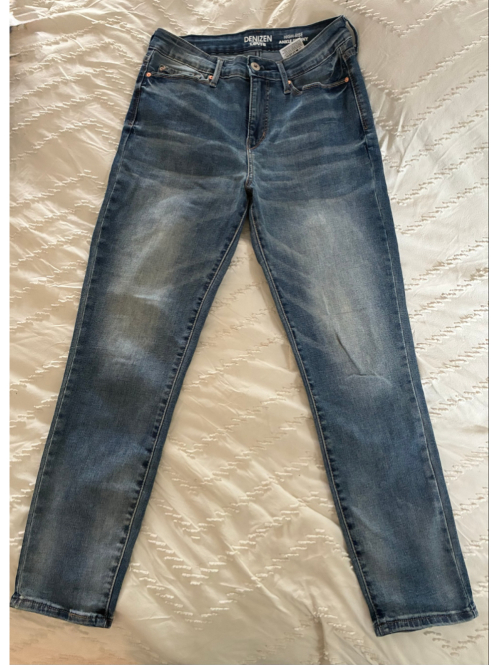 Denizen from Levi's High-Rise Ankle Skinny Jeans Blue Size women waist 28”